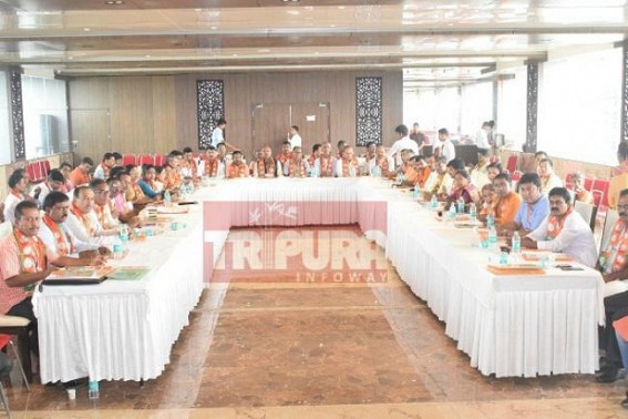 BJP conducts meeting at expensive 3 Star Sonar Tori Hotel